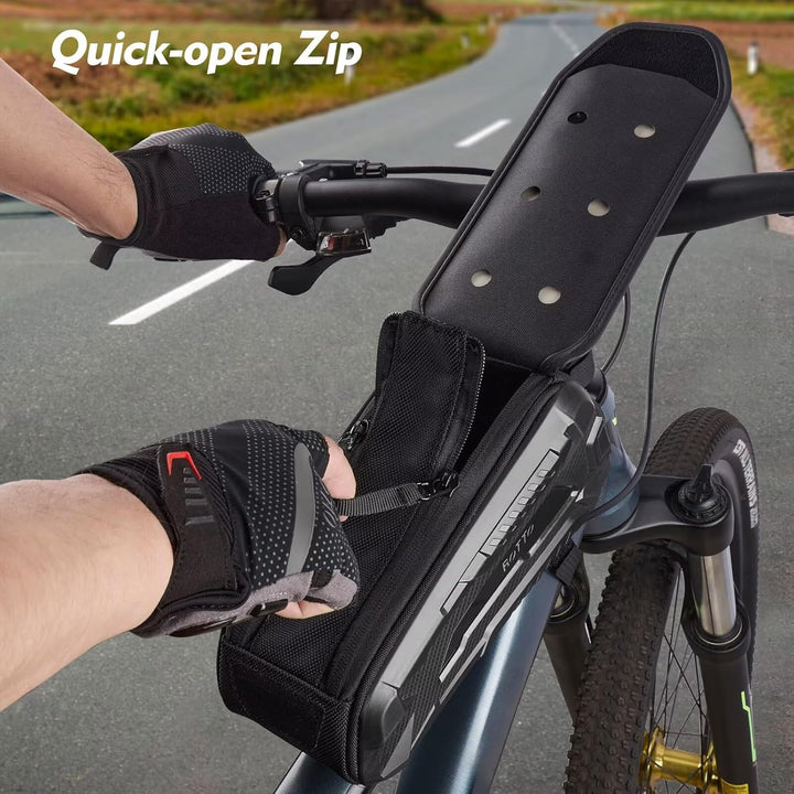 ROTTO Fahrrad Rahmentasche Handyhalterung Wasserdicht Fahrradtasche Rahmen Harte Schale Handytasche