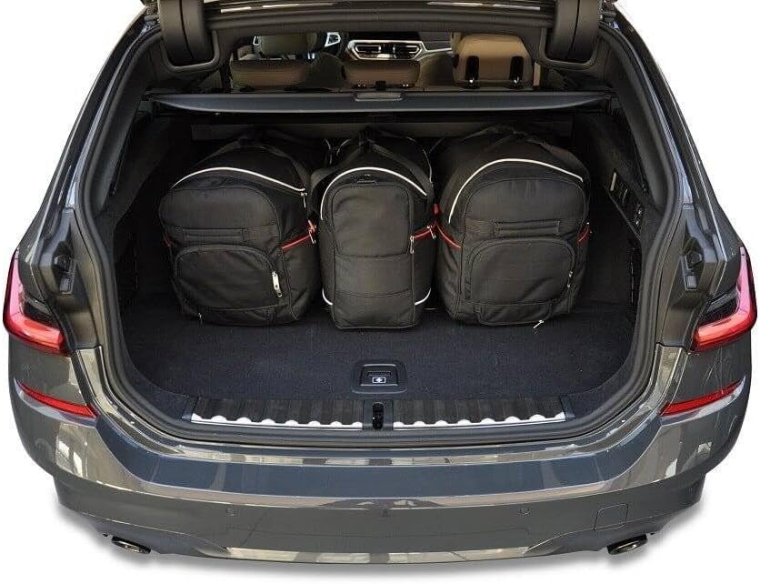 KJUST Dedizierte Kofferraumtaschen 5 STK kompatibel mit BMW 3 Touring G21 2019+