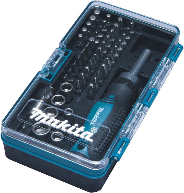 Makita E-10883 Werkzeugset 221tlg & Ratschen und Bit-Set 47-teilig, B-36170, Mehrfarbig Bundle mit B