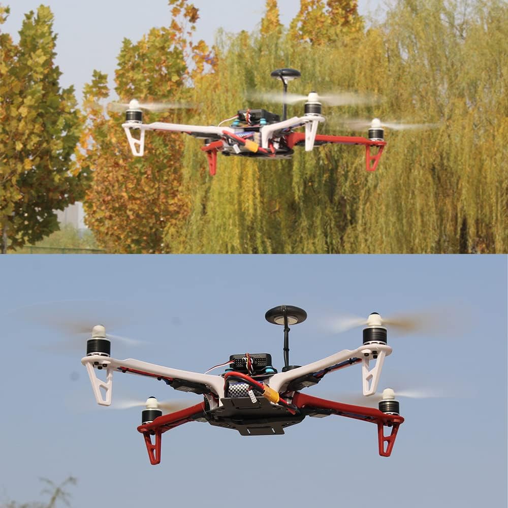 HAWK'S WORK F450 Drohnenrahmen, 450mm Radstand Quadcopter Frame Kit mit Landekufen (Standard), Stand