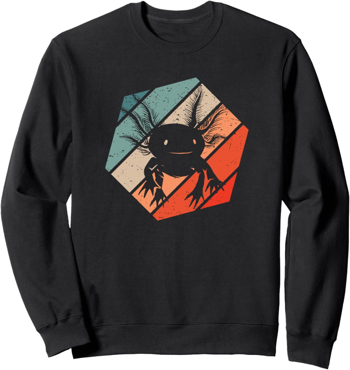 Axolotl Retro Style Vintage Sweatshirt