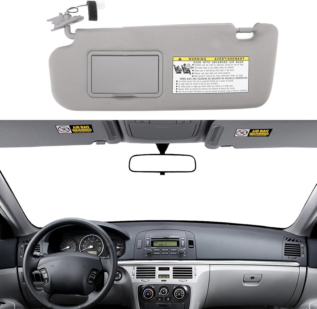 Auto-Sonnenblende, Sonnenblende, Grau, -blockierend, 852013K010QD, Ersatz für Sonata 2006-2008 (RECH