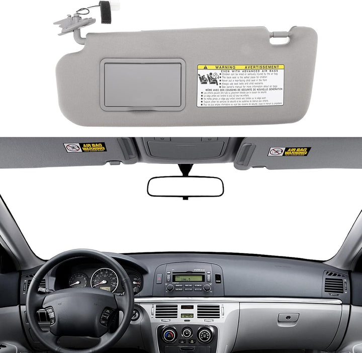 Auto-Sonnenblende, Sonnenblende, Grau, -blockierend, 852013K010QD, Ersatz für Sonata 2006-2008 (RECH