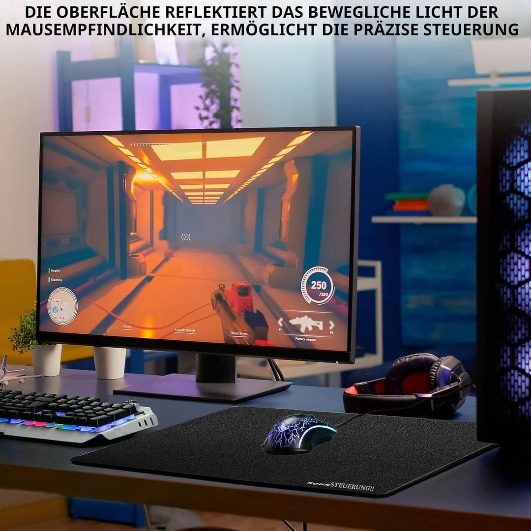 X-Raypad Aqua Control 2 AC2 Solid Gaming-Mauspad, Ultra-Hochpräzisions-Mauspad mit Perfekter Geschwi
