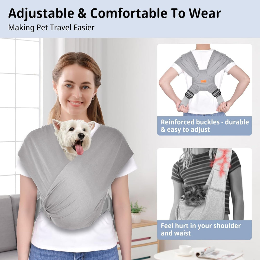 CUBY Hundetragetasche, Sommer Tragetasche Nach vorne Gerichteter Rucksackträger Schulter zur Reduzie