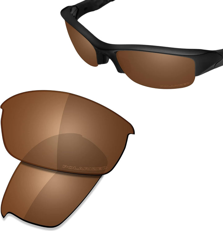 Saucer Premium-Ersatzgläser und Gummi-Kits für Oakley Flak Jacket Sonnenbrillen High Defense - Amber