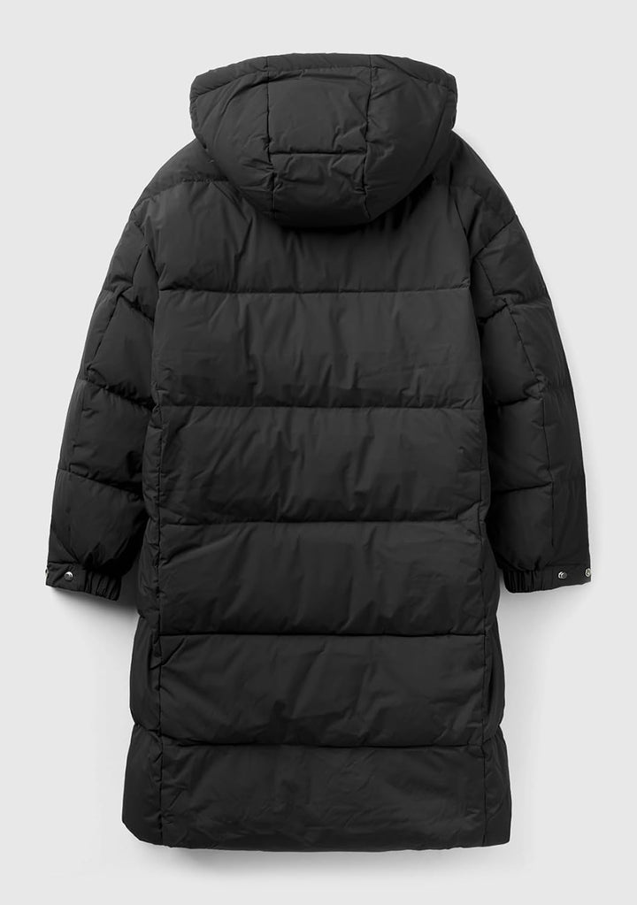 United Colors of Benetton Damen Kurze Daunenjacke L Schwarz 100, L Schwarz 100