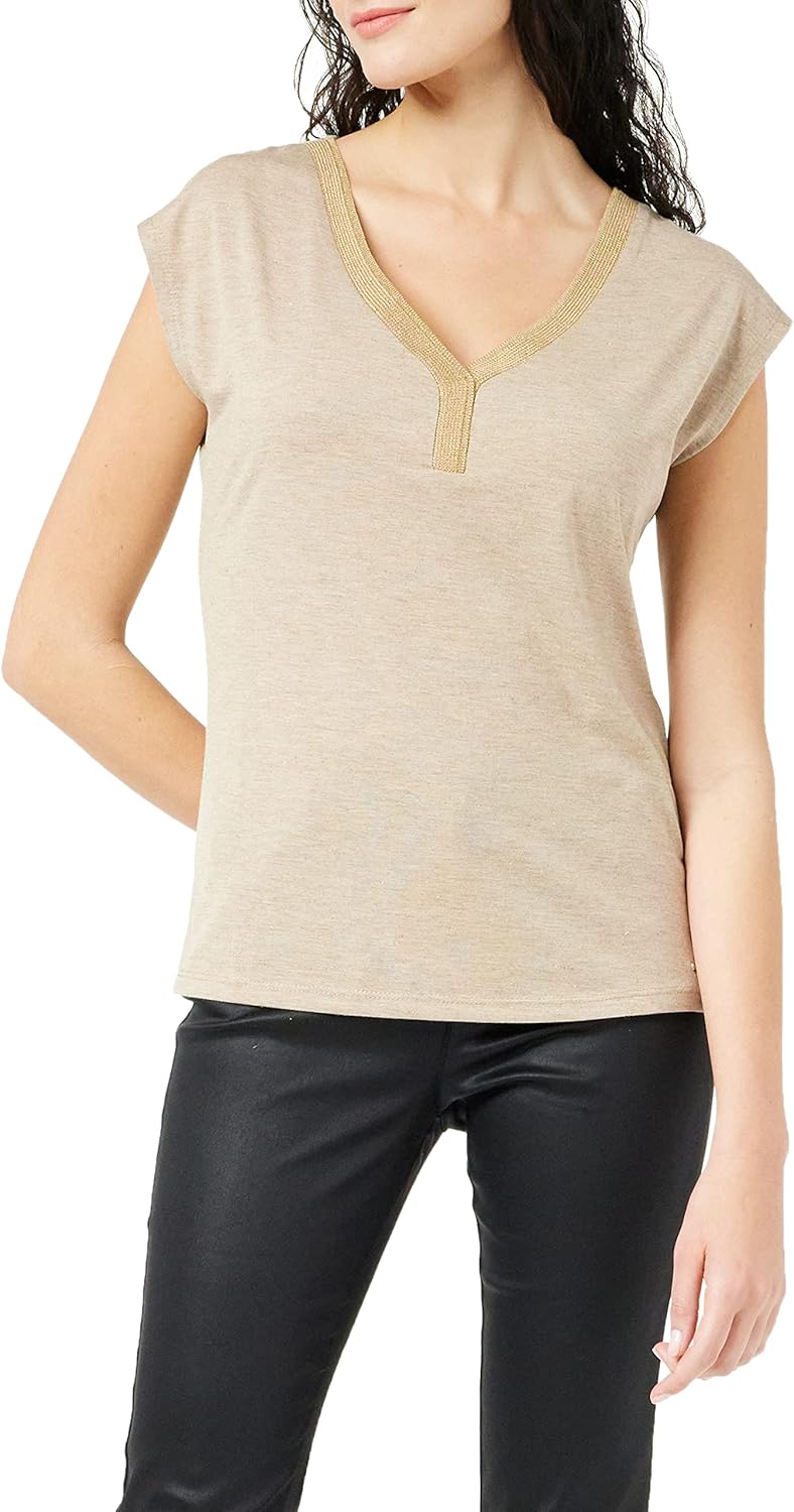 Morgan Damen T-Shirt XS Beige (Mastic Mastic), XS Beige (Mastic Mastic)