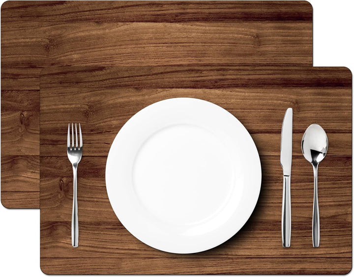 KitchenYeah© Platzsets Abwaschbar 6-Teilig 45x30 cm Tischsets Platzdeckchen Platzset Unterlage Tisch