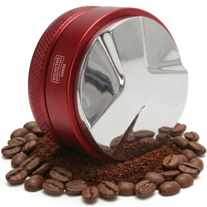 scarlet espresso | Distributor »Grande TRE«, gleichmässige Verteilung von Kaffeepulver im Siebträger