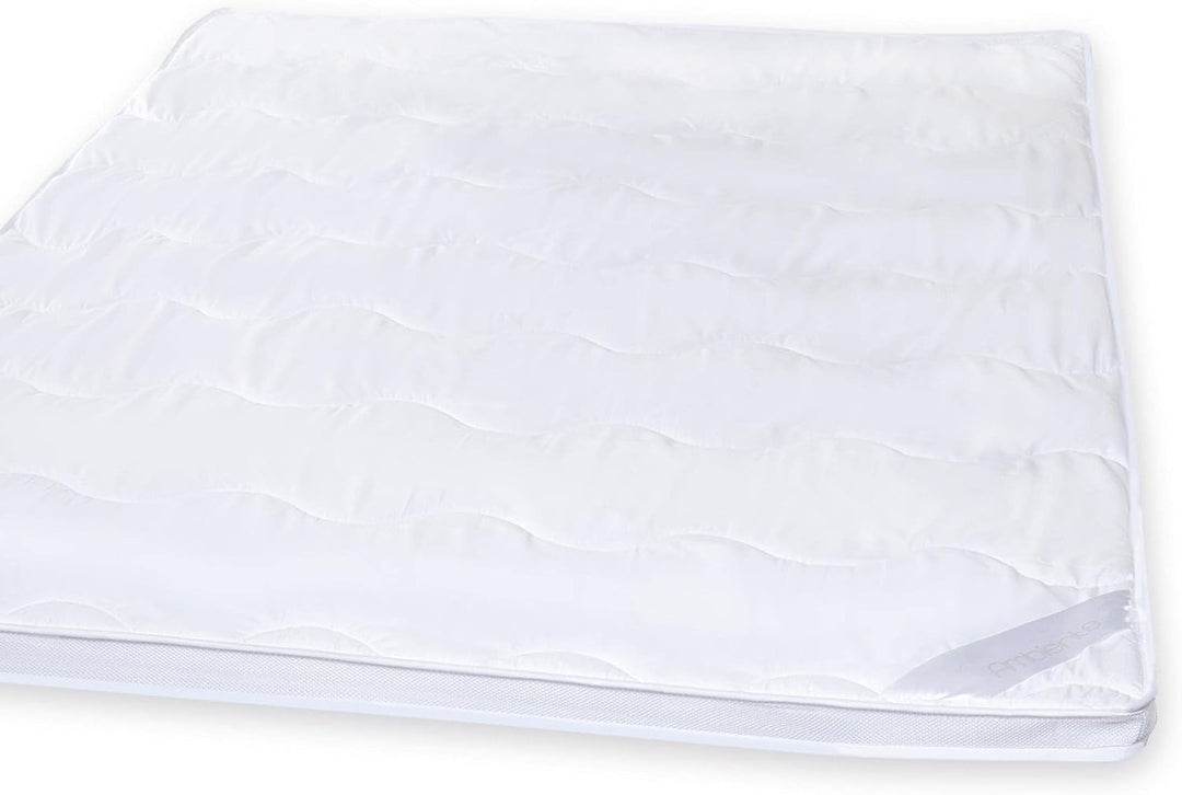 aqua-textil Ambiente Unterbett 90 x 200 cm weiss Mikrofaser Matratzenauflage Hohlfaser Füllung Aufla