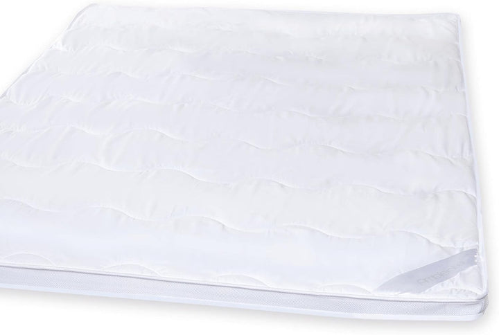 aqua-textil Ambiente Unterbett 90 x 200 cm weiss Mikrofaser Matratzenauflage Hohlfaser Füllung Aufla