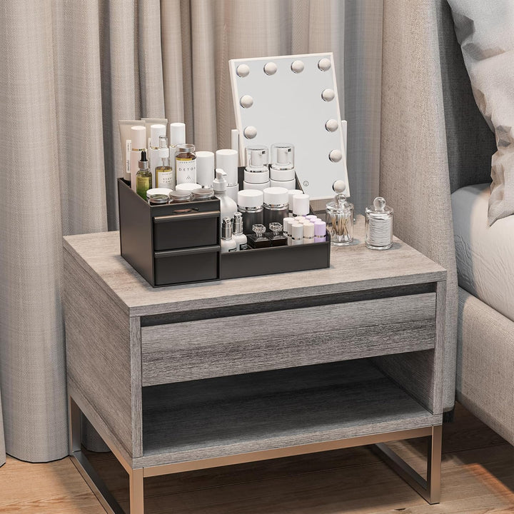 Make Up Kosmetik Organizer mit Schubladen, Makeup Organizer Aufbewahrung Kosmetikbox für Waschtische