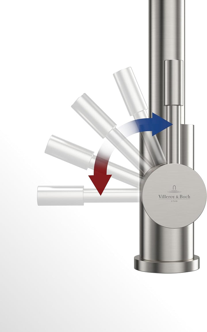 Villeroy &amp; Boch Avia 2.0 | Hochdruck | Einhand-Küchenarmatur | Bronze | 92400004 Bronze Hochdruck Fe