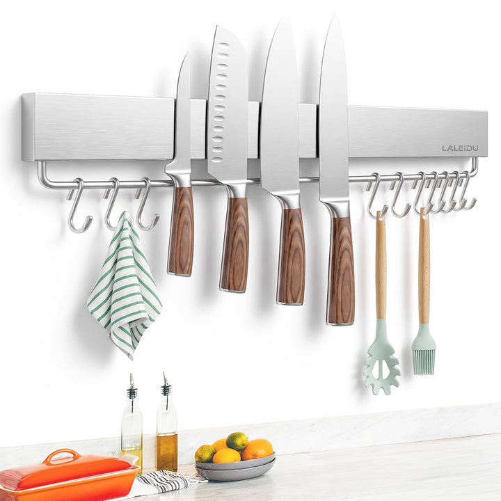 Magnetleiste Messer 43cm, Starker Magnet Messerhalter für Messer, 43cm