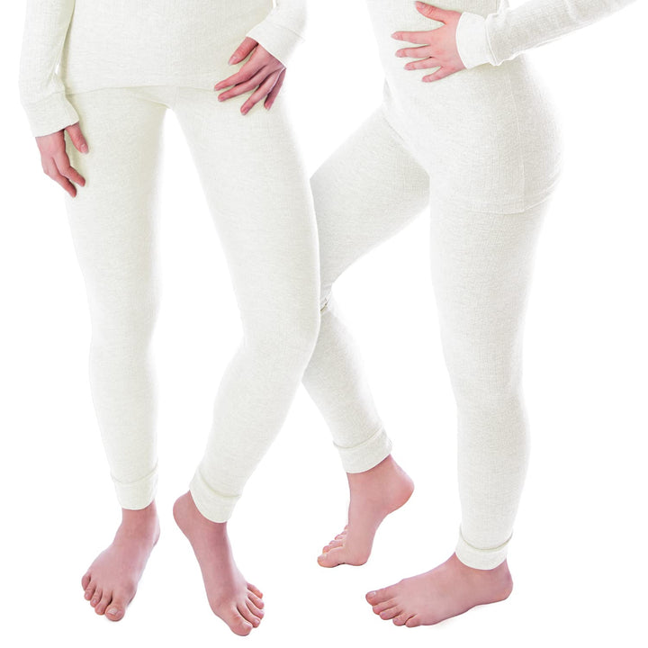 Black Snake Damen Thermo Unterhosen Set | 2 Lange Unterhosen | Funktionsunterhosen | Thermounterhose