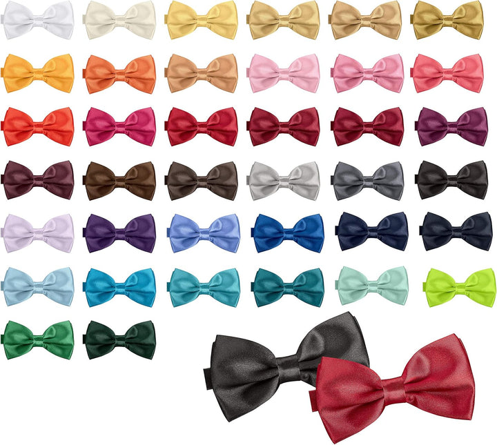 BomGuard Herren Fliege 10 er Set Stück, Schleife für Männer Anzug Damen Bowtie Einheitsgrösse 10x Lu