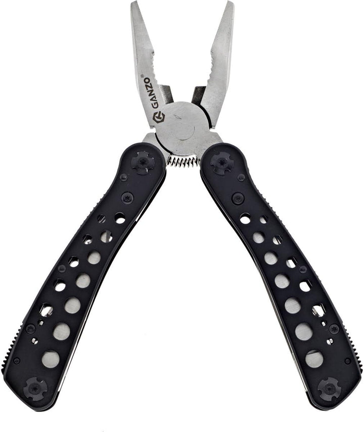 Ganzo G204 Multitool, Edelstahl, rostfrei, über 20 Funktionen, inkl. Tasche