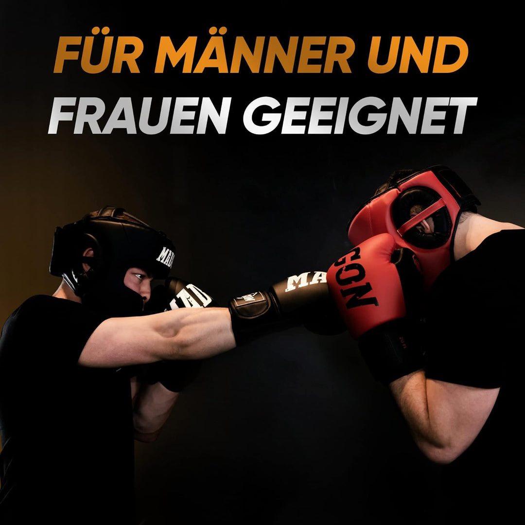 MADGON Kopfschutz mit hoher Schlagdämpfung. Gesichtsschutz mit Perfekter Sicht und geringer Schweiss