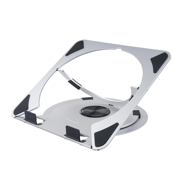 MOSISO Laptopständer für Schreibtisch,Einstellbar Aluminium Legierung Computerständer mit 360 Grad D