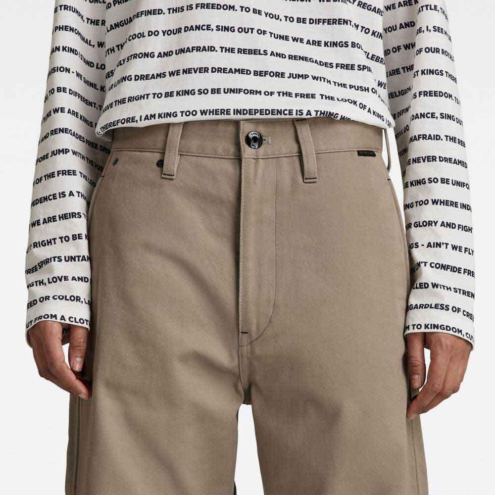G-STAR RAW Damen Chino Relaxed Pants 27W Beige (Dk Lever D22151-c900-b416), 27W Beige (Dk Lever D221