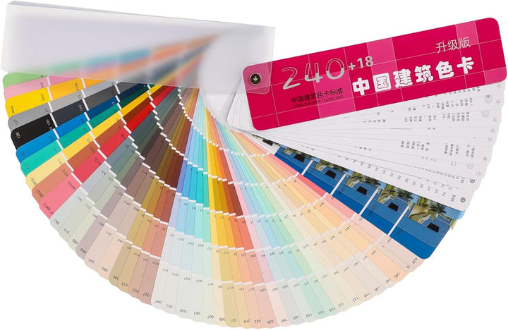 DOITOOL Farbkarte Architekturfarben Farben Standard RAL Farbfächer Farbmusterkarten für Präzise Farb