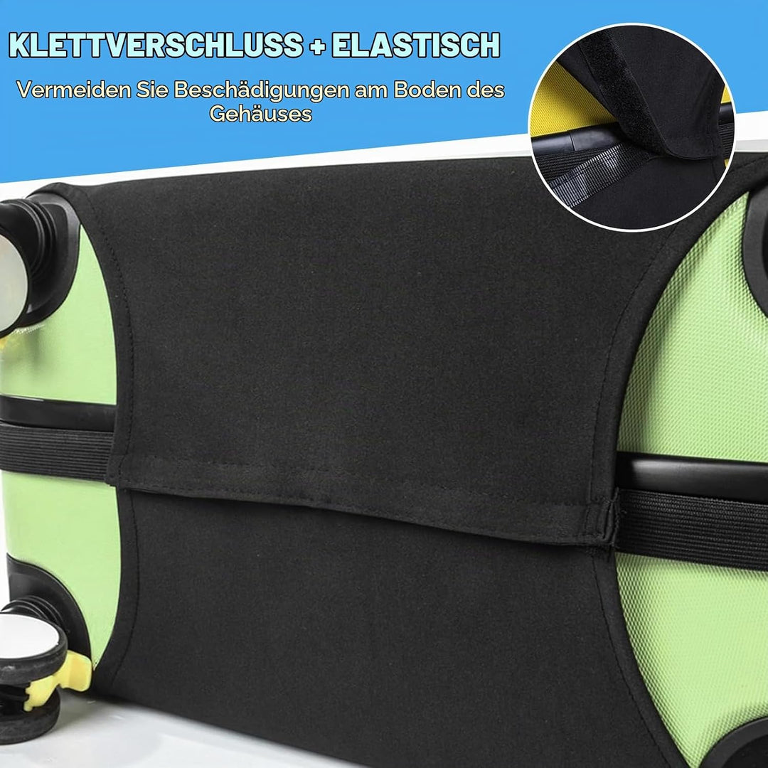 KEAGAN 3 Stück Koffer Schutzhülle Elastisch Kofferhülle Reise Kofferschutzhülle Gepäck Cover Kofferh