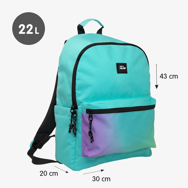MILAN Sunset Urbana Klassischer Rucksack, Grün