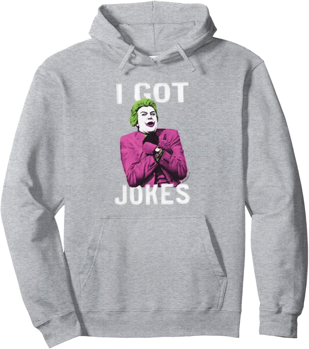 Batman Classic TV Series The Joker Got Jokes Pullover Hoodie