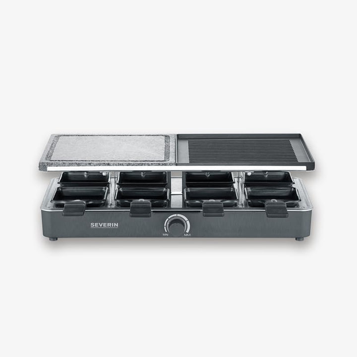Severin 2376 Raclette 8Pfännchen Schwarz