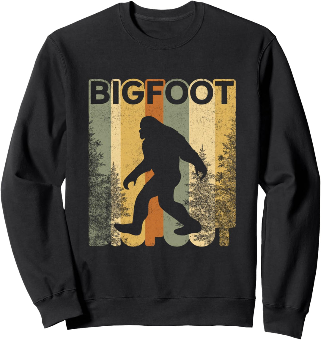 Bigfoot Conspiracy Discovery 2022 Vintage Retro Bigfoot Sweatshirt
