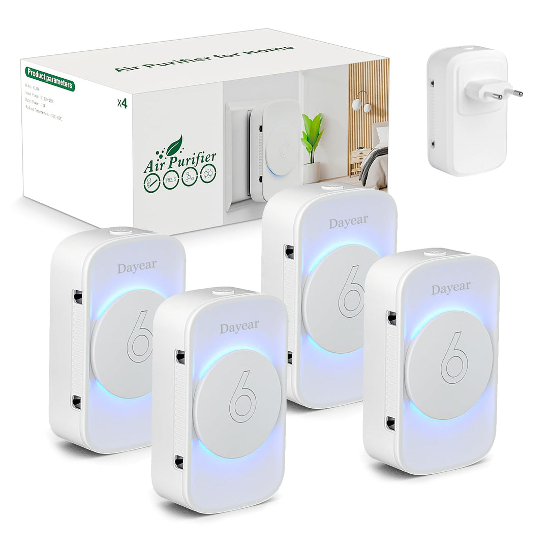 Luftreiniger, Dayear Air Purifier Ionizer Generator, Plug in Negativ Ionen Luftreiniger für Büro, Zi