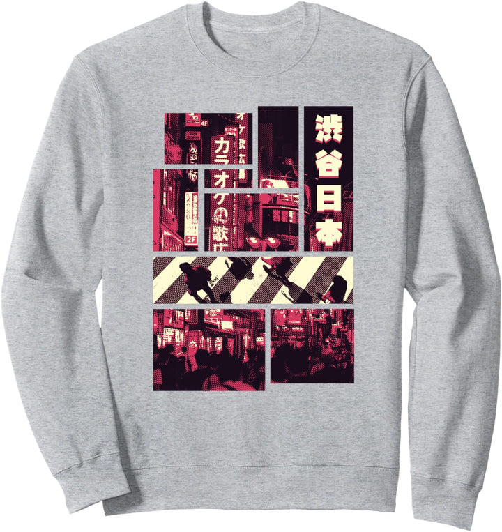 Fotografie Tokyo City Japan Japanisch Sweatshirt