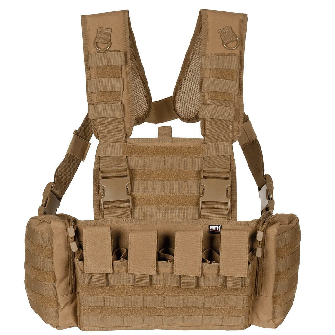 MFH Chest Rig Mission Coyote tan Einheitsgrösse Coyote, Einheitsgrösse Coyote