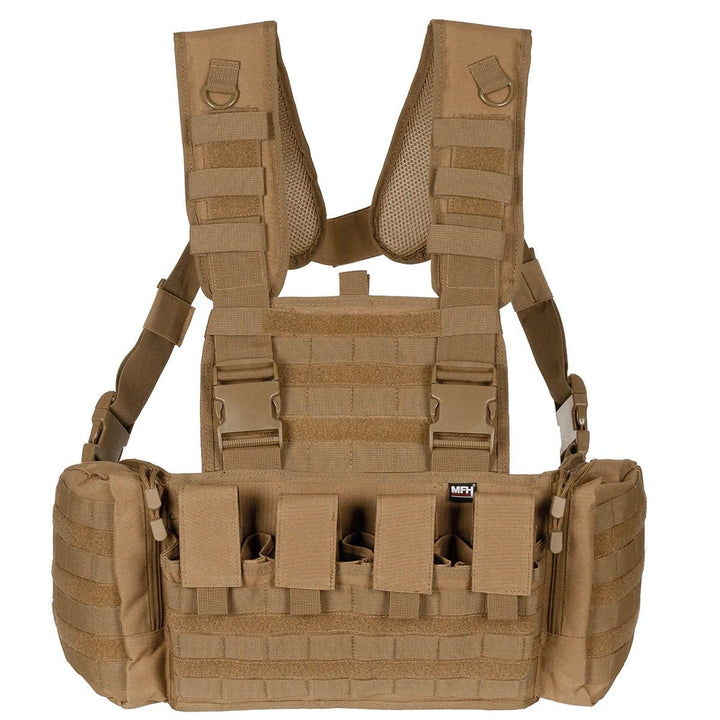 MFH Chest Rig Mission Coyote tan Einheitsgrösse Coyote, Einheitsgrösse Coyote