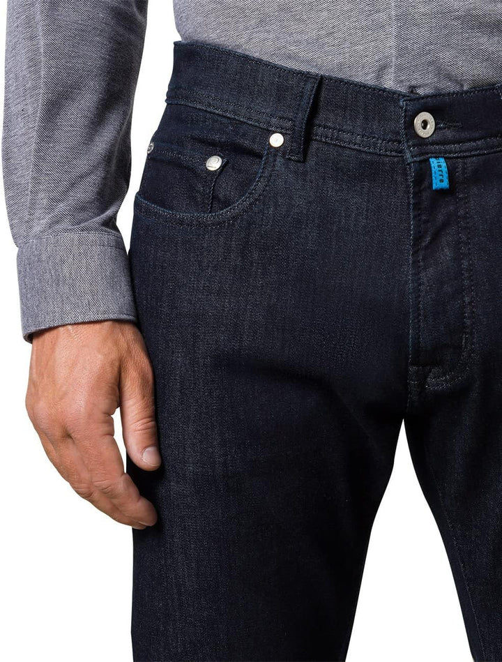 Pierre Cardin Herren Lyon Jeans 30W / 32L Rinsed Blue, 30W / 32L Rinsed Blue