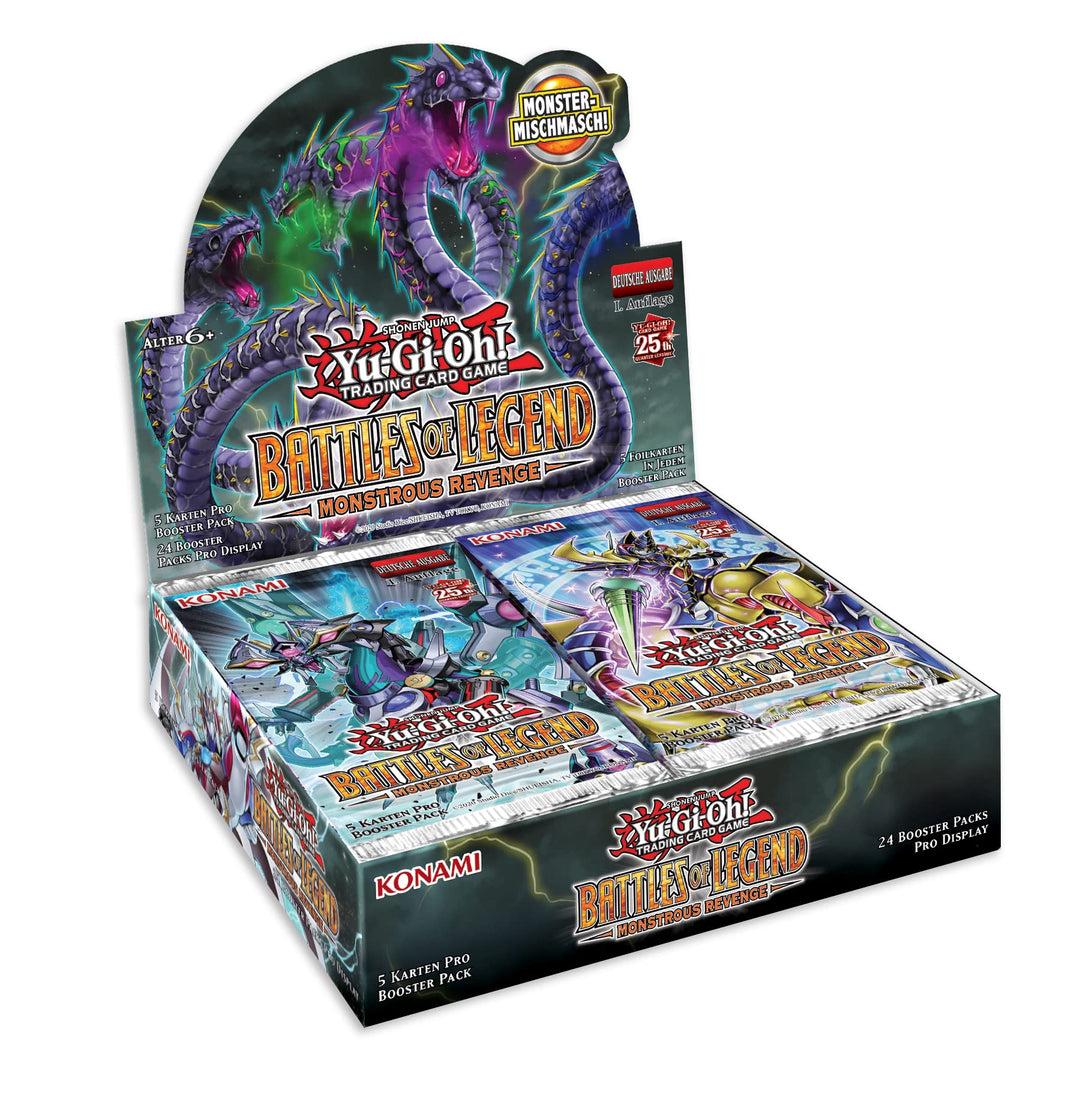 Yu-Gi-Oh! TRADING CARD GAME Battles of Legend – Monstrous Revenge Display – 1. Auflage, Deutsche Aus
