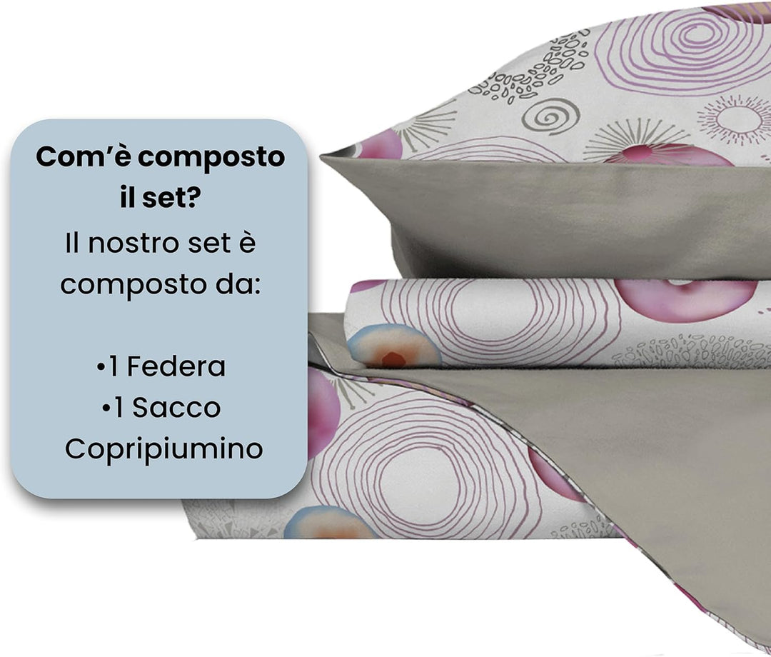 Italian Bed Linen Fantasy Bettbezug, Morfeo, Kleine doppelte Kleine Doppelte Morfeo, Kleine Doppelte