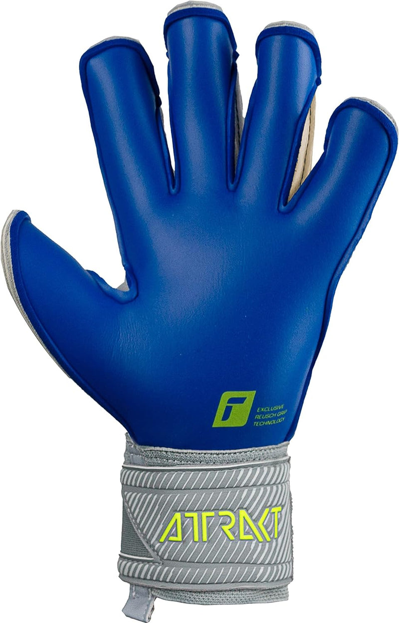 Reusch Attrakt Gold X Evolution Cut Finger Support Unisex Torwarthandschuhe mit Aussennaht Schnitt u