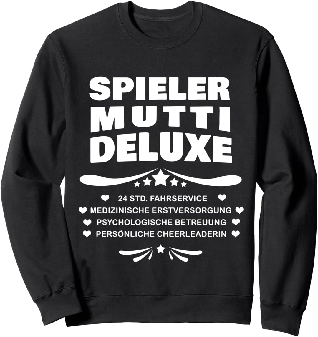 Spieler Mutti Deluxe Frauen Mutter Lustige Geschenkidee Mama Sweatshirt