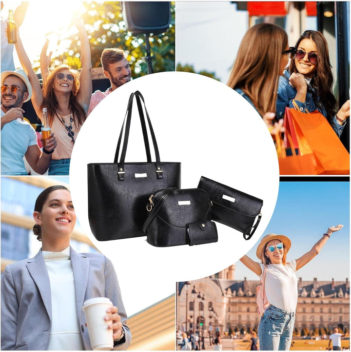 Generisch Women's Tote Bag Set, Professional Briefcase, Lightweight Pouch, 32x13x53cm Fashion Travel