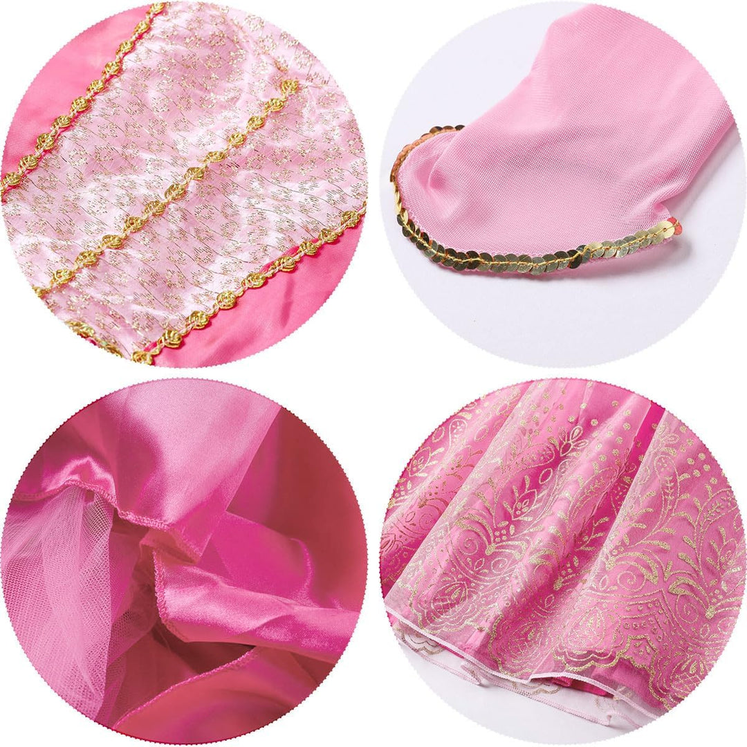 Tyidalin Mädchen Prinzessin Aurora Kleid Kinder Dornröschen Kostüm Geburtstag Party Weihnachten Hall