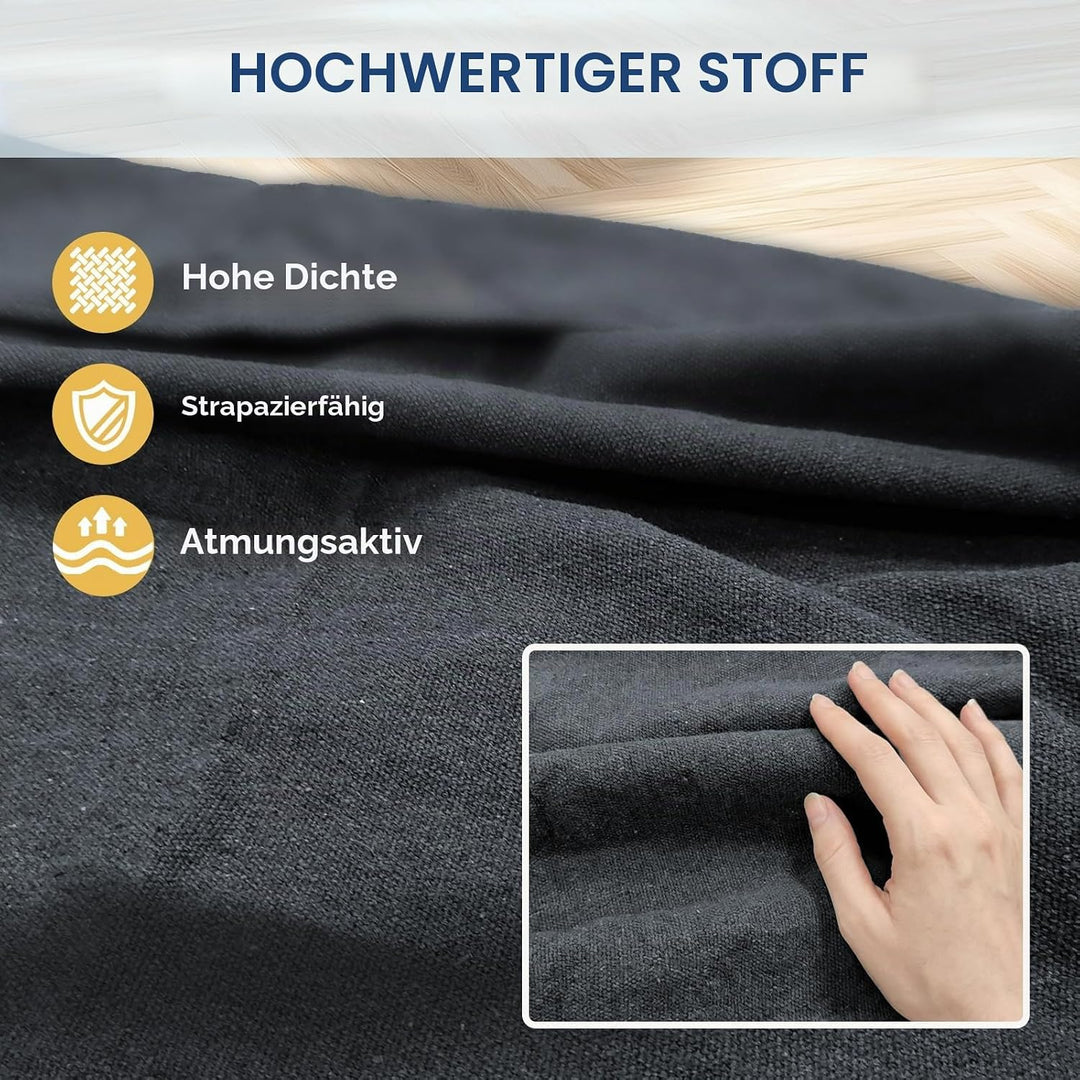 ANYOO Hängematte Outdoor Baumwolle Bequemer Stoff mit Baumfreundlichen Gurten zum Aufhängen, Robuste