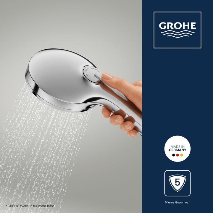 GROHE Vitalio Joy+ 120, wassersparender Duschkopf mit Boost-Funktion für mehr Strahlpower, 8l pro Mi