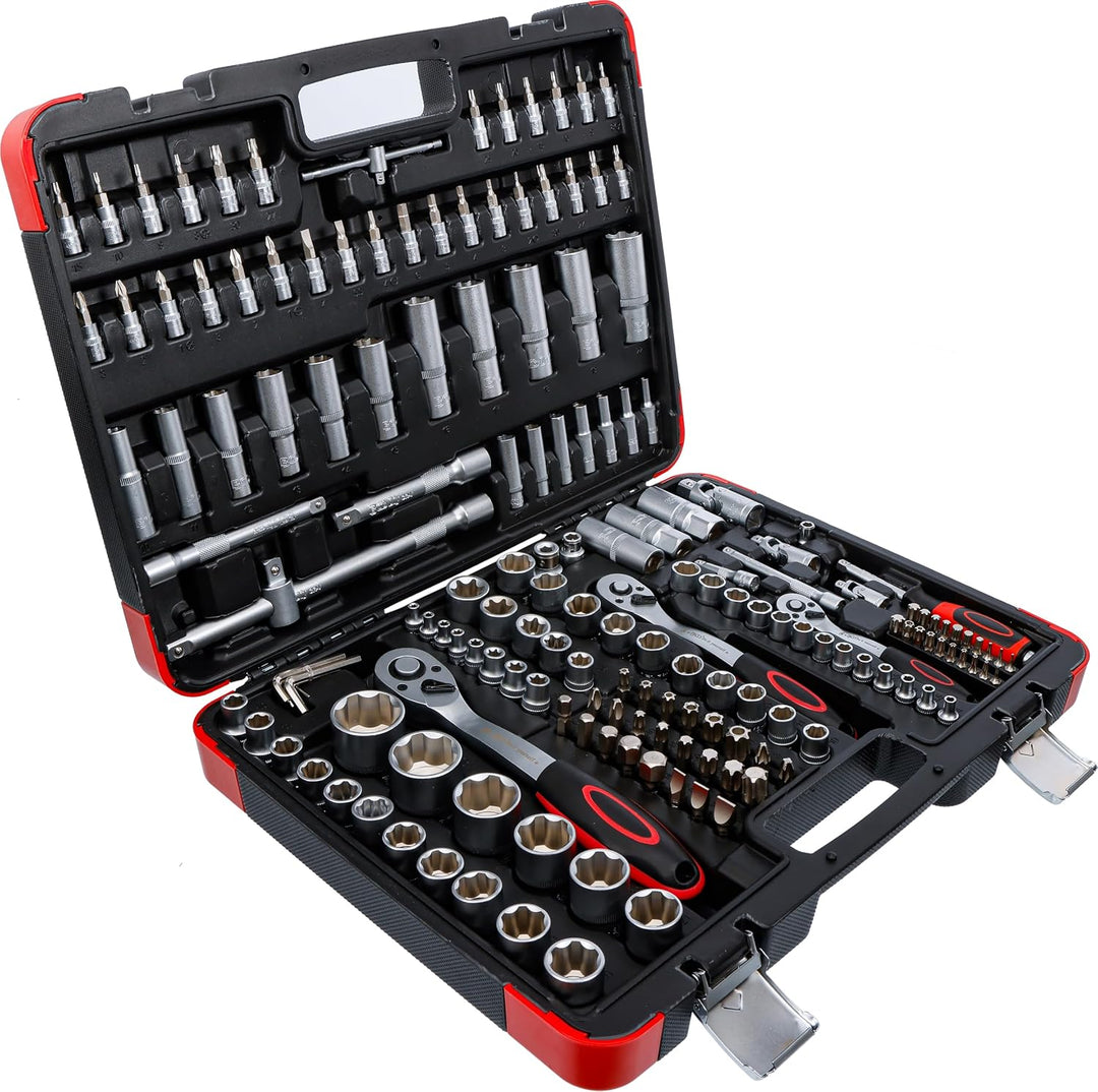 BGS Diy 2283 | Steckschlüssel-Satz | Antrieb 6,3 mm (1/4") / 10 mm (3/8") / 12,5 mm (1/2") | 172-tlg