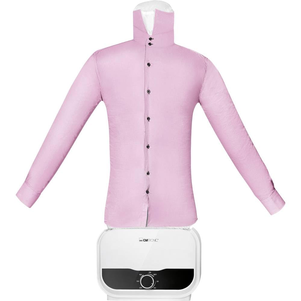 Clatronic HBB 3734 automatischer Hemdenbügler für knitterfreie Hemden, Blusen, Shirts und Hosen, Hos