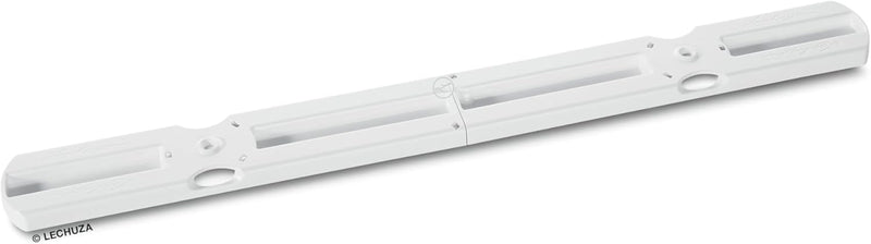 LECHUZA Balkonkastenhalter - Ergänzung weiss 19034 30x6x5 cm Weis, 30x6x5 cm Weis