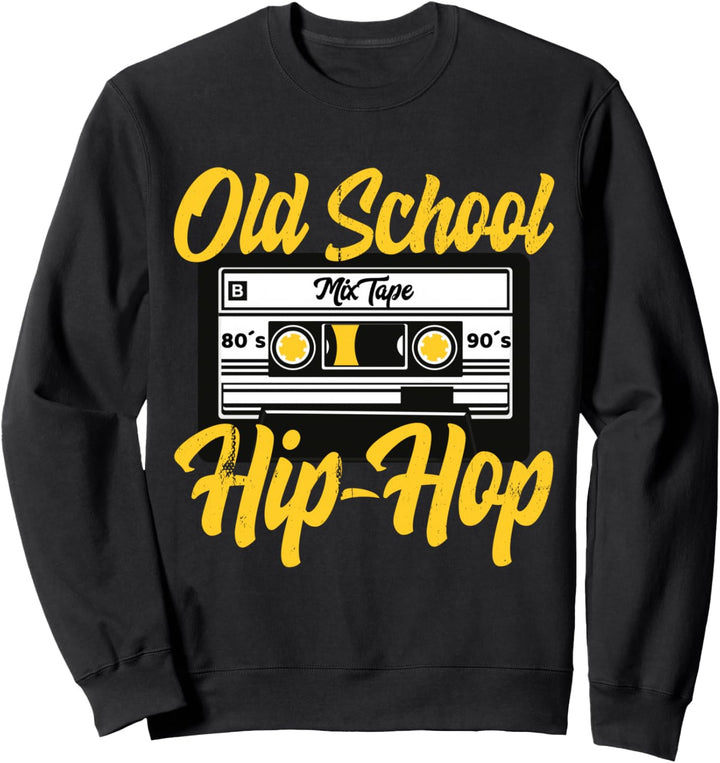 Cooles Retro Old School Hip Hop 80s 90s Mixtape Kassette Sweatshirt