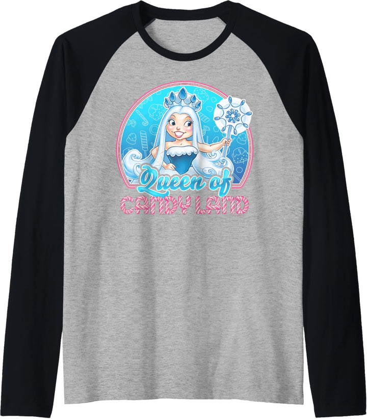 Candy Land Queen Of Candy Land Portrait Raglan