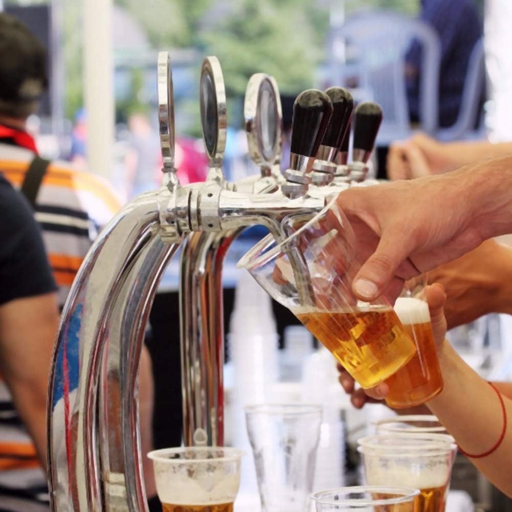 Einstellbarer Zapfhahn für Bier vom Fass mit Durchflussregler 4-Zoll Zapfhahn Kit für Homebrew Zapfb